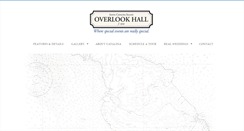 Desktop Screenshot of overlookhall.com